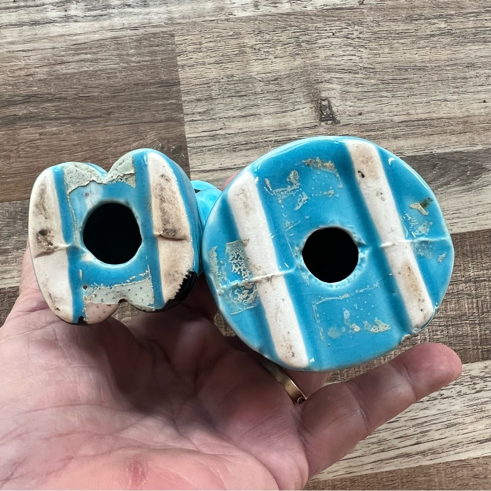 Vintage America Black Memorabilia Ceramic Salt And Pepper Shakers - Picture 6 of 7